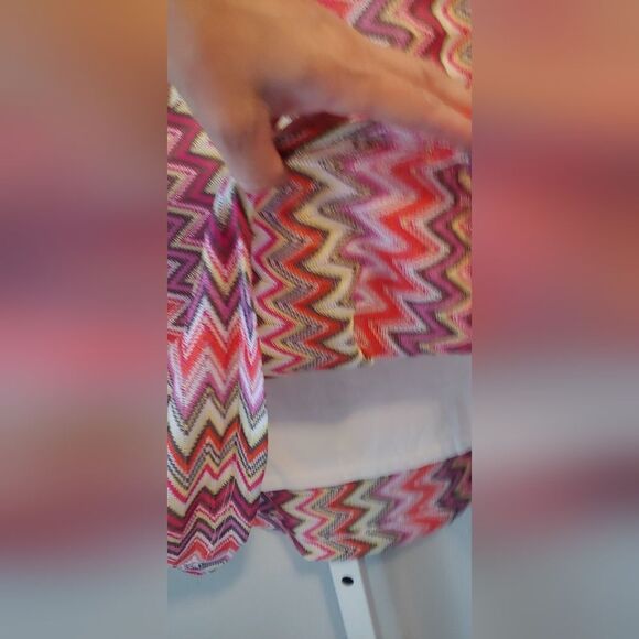 Mod-o-doc Chevron Print Maxi Skirt Sz L - Picture 4 of 9